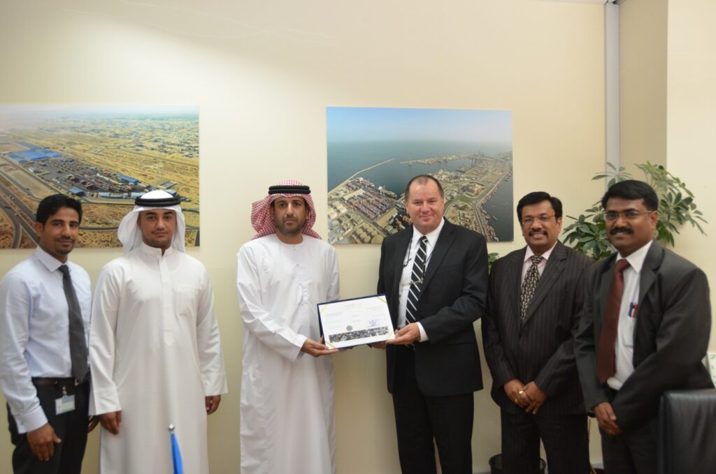 Gulftainer head office has gone into partnership with the Sharjah based Bee'ah