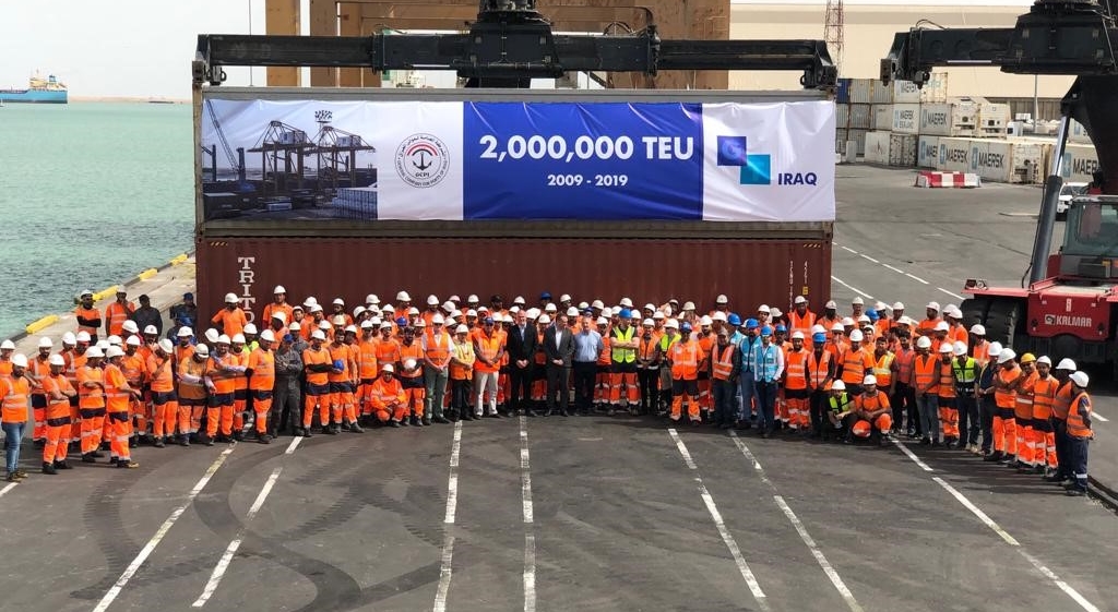 Gulftainer Handles Container Volume of Two Million TEUs at Iraq Container Terminal