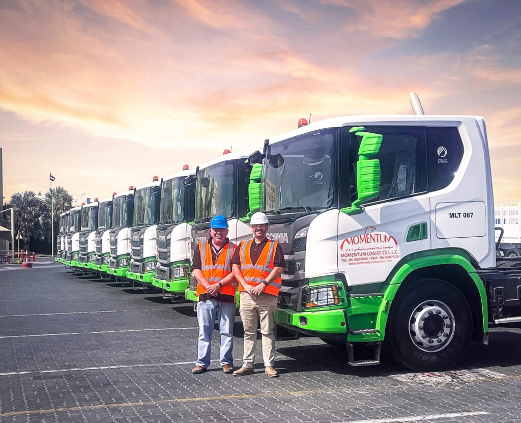 Momentum Logistics relies on Scania’ s sustainability for its fleet update
