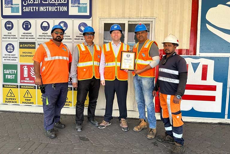 Gulftainer wins RoSPA Gold Medal Award